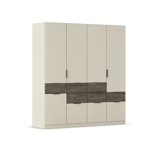 Drehtürenschrank RAAS- C ca. 181 cm, Champagner, Vintage