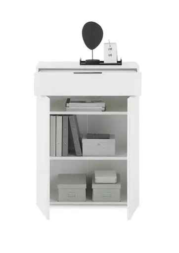 Büroschrank - B ca. 80 cm, Weiß