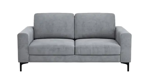 Sofa Oviedo - 2-Sitzer, Stoff, Grau