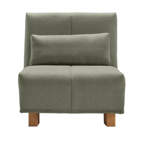 Funktionssessel EASY DELUXE - 1-Sitzer, 80 cm inkl. Schlaffunktion, Stoff Grün