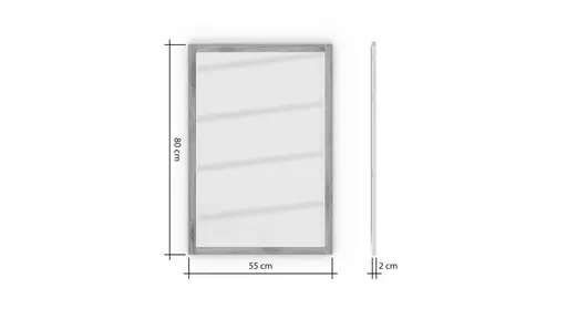 Spiegel Savannah - Wildeiche massiv, natur geölt