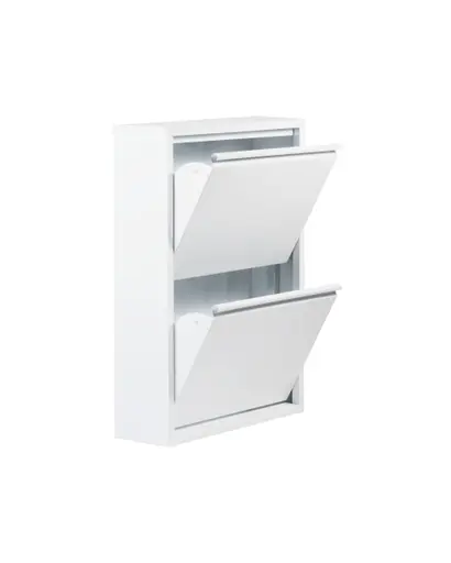 Schuhschrank - B ca. 50 cm, Weiß