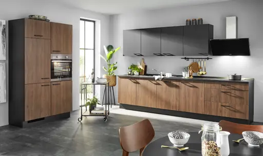 Winkelküche 32.130 8 321 Nussbaum Nachbildung 