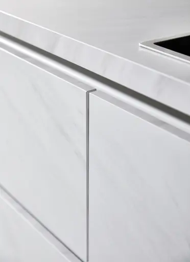 Inselküche 51.190 CO 3 520, Mattlack Achatgrau