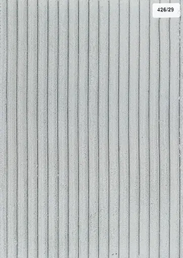 Hocker JAMILA - Stoff, Silberfarben