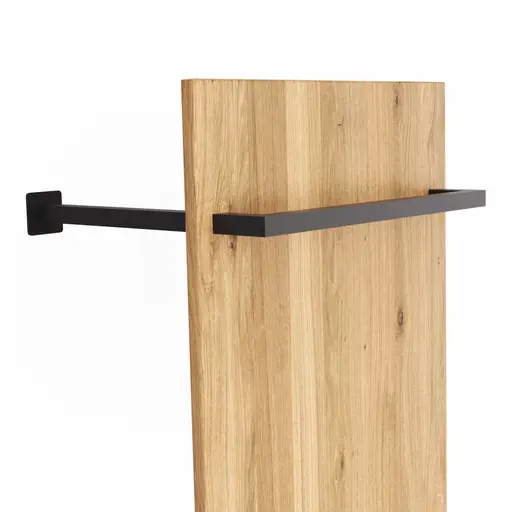 Garderobenkombination Williston - Korpus Wildeiche geölt / Front sandgestrahlt