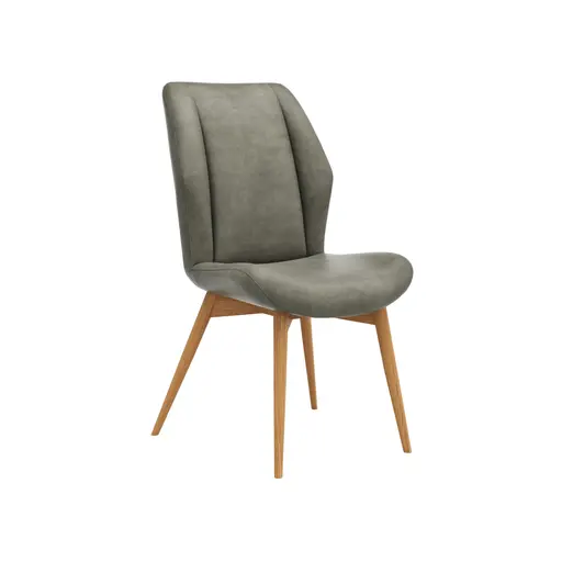 Stuhl Dalyan - Stoff, Grau