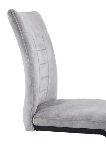 Freischwinger - Stoff, Vintage Silber