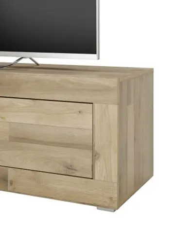 TV-Lowboard - mit Beleuchtung, B ca. 181 cm, Montana Eiche Nachbildung