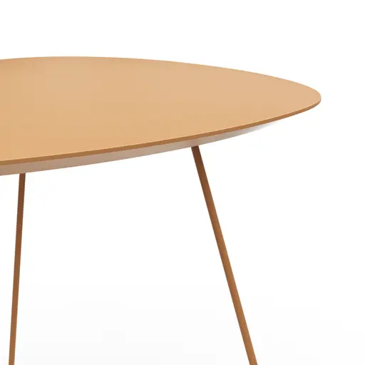 Ecktisch Fano - LBH ca. 59x50x50 cm, Fenix, Beige