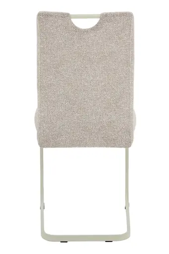 Freischwinger - Stoff, Creme