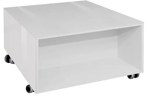 Couchtisch - LB ca. 75x75 cm, Weiß