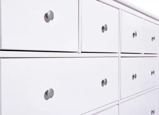 Kommode - B ca. 160 cm, Weiß