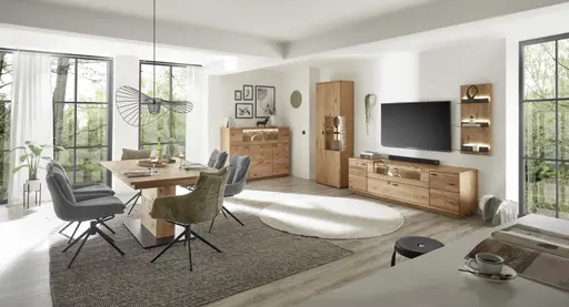 Wohnwand EM Novalja - Wildeiche teilmassiv