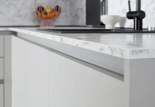 L-Küche 52.210 GL 3 524, Kieselgrau