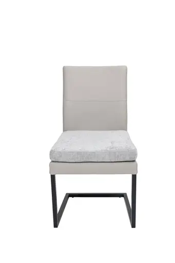 Freischwinger - Stoff Hellgrau