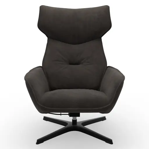 Relaxsessel Helge - Stoff, Dunkelgrau