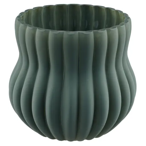 Deko-Vase - HØ 14,5x14 cm, Opalgrün