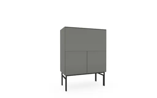 Highboard Edge - Lack, Graphit