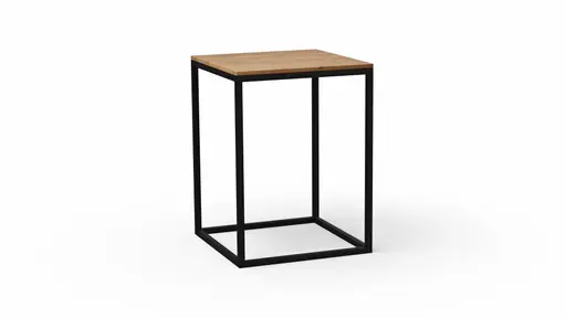 Beistelltisch Kai - LBH ca. 40x40x54 cm, Asteiche massiv