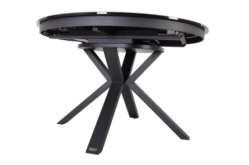 Esstisch MAIJA - ausziehbar, D ca. 120 cm, Keramik, Grau