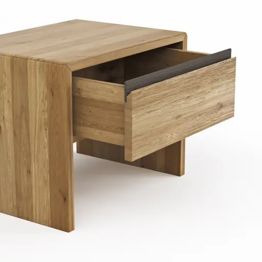 Nachttisch Baltimore - Wildeiche massiv