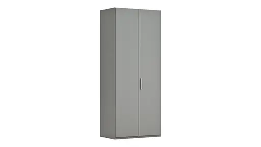 Drehtürenschrank Viana - B. ca. 101 cm, Lack, Steingrau