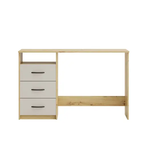 Schreibtisch - LB ca. 123x50 cm, Eiche Dekor, Kaschmir