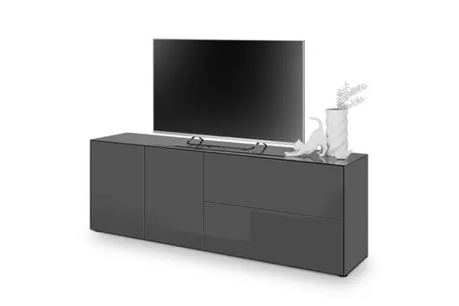 Lowboard - B ca. 181 cm, Anthrazit