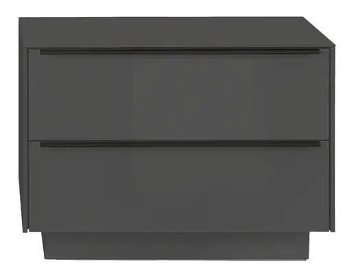 Unterschrank - B ca. 72 cm, Anthrazit