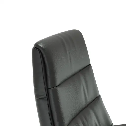 Relaxsessel Rafael - inkl. Relaxfunktion (motorisch), Leder, Schwarz