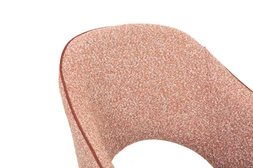 Stuhl MERIEM - drehbar, Stoff, Rost