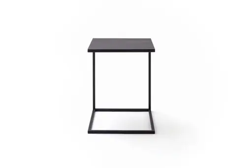 Überstelltisch Kai - LBH ca. 40x40x50 cm, Metall, Schwarz