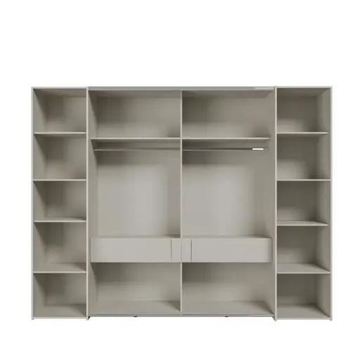  Schwebe-/Drehtürenschrank FAHDA- B ca. 270 cm, Sand