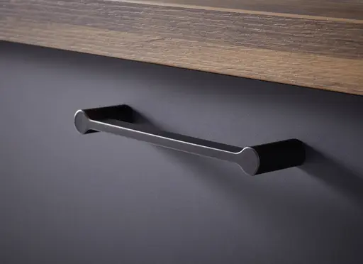 Inselküche 53.190 CO 2 519, Onyxschwarz matt