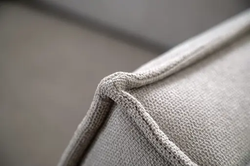 Sofa My - 2,5-Sitzer mit Rückenlehne/Armlehne verstellbar und Drehsitze, Stoff, Hellgrau