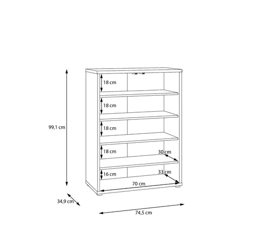 Schuhkommode FAID- Sand