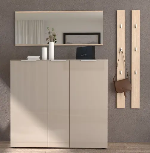 Garderobe - Riva Eiche Nachbildung, Kaschmir