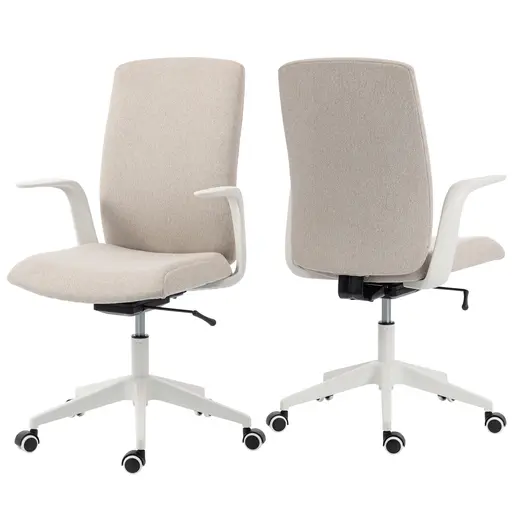 Drehstuhl - drehbar, höhenverstellbar, Webstoff, Sand