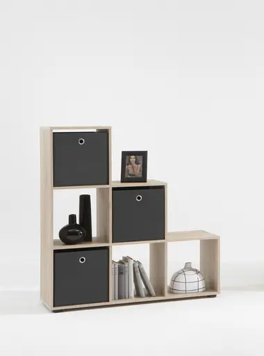 Regal- B ca. 104 cm, Eiche Dekor