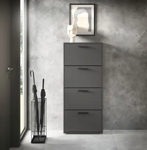 Schuhkipper - B ca. 59 cm, Anthrazit