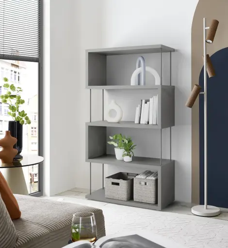 Regal - B ca. 66 cm, Kreidegrau