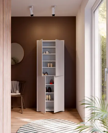 Schuhschrank FAID- B ca. 75 cm, Hellgrau