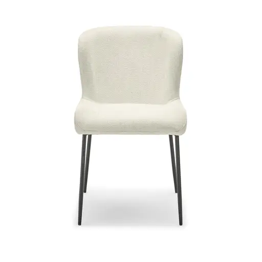 Stuhl ASRA - Stoff, Creme