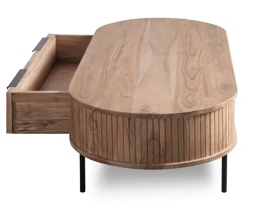 Couchtisch - LB ca. 118x60 cm, Akazie massiv