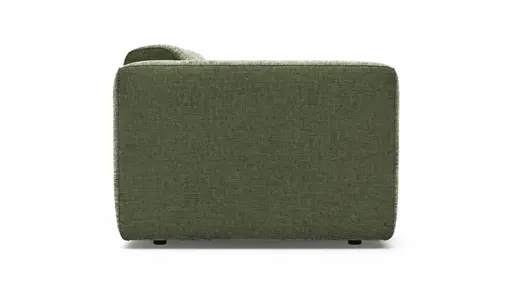 Sofa Laja - 3-Sitzer, Stoff, Dunkelgrün