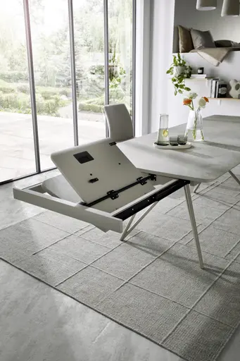 Esstisch Sedana - ausziehbar, LB ca. 200x100 cm, HPL, Grau