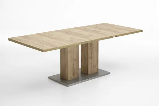 Esstisch - ausziehbar, LB 120x80cm, Eiche Dekor