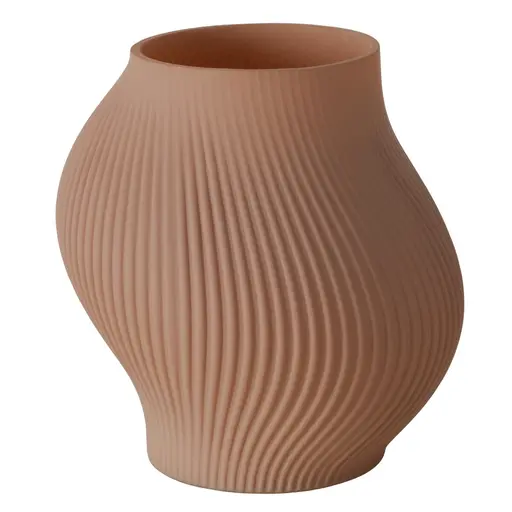 Deko-Vase - DH ca. 17x20 cm, Braun