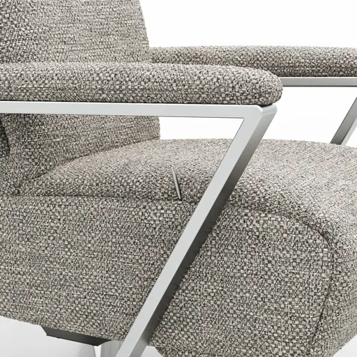   Drehsessel Enno Lazyline - Größe L inkl. Relaxfunktion, Stoff, Silber